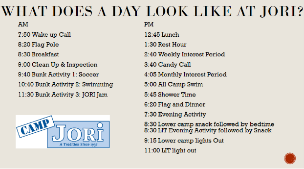 Daily Schedule 